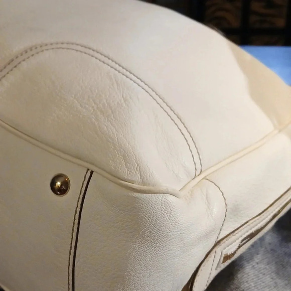 Gucci tote bag Sherry Line White Leather - Picture 10 of 16